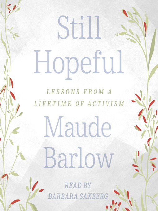 Title details for Still Hopeful by Maude Barlow - Available